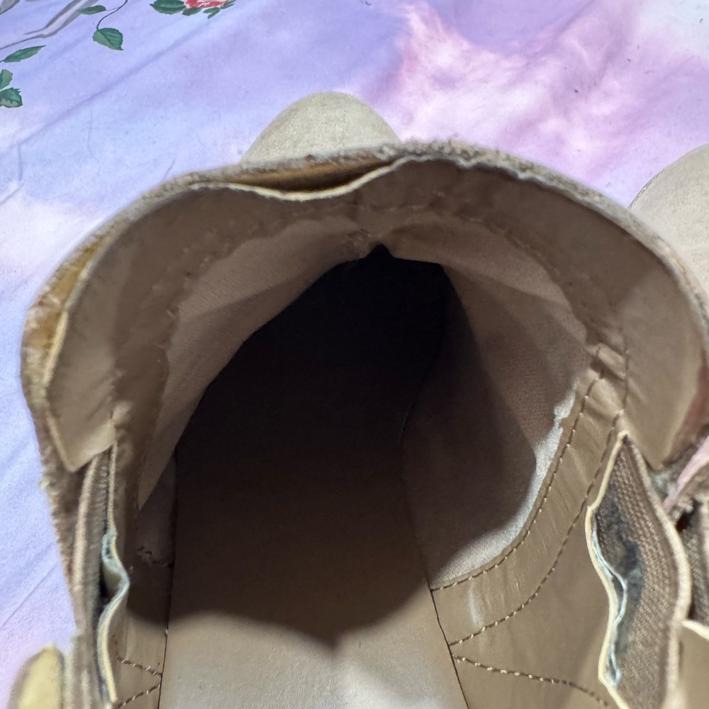 Tan Suede Ankle Boots - Picture 6 of 10